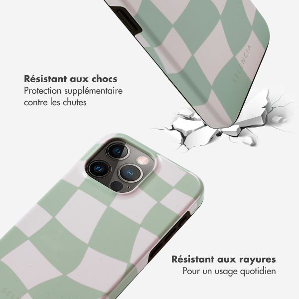 Selencia Coque arrière Vivid Apple iPhone 15 Pro Max - Groovy Sage Green