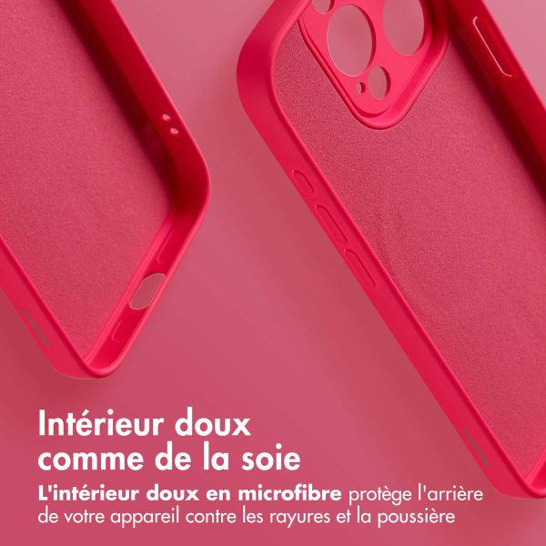 imoshion Coque Couleur avec MagSafe Apple iPhone 15 Pro - Neon Pink