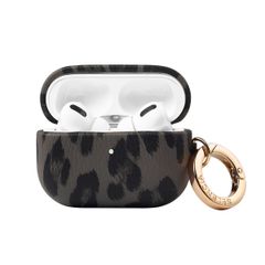 Selencia Coque Sabi Apple AirPods Pro / Pro 2 - imprimé léopard - Midnight Black