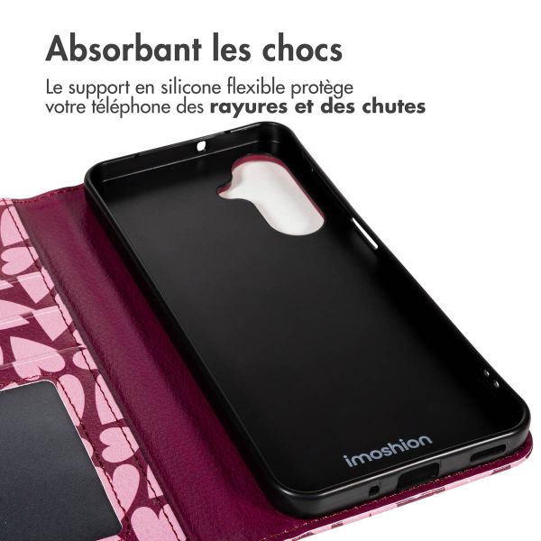imoshion Étui de télephone portefeuille Design Samsung Galaxy A56 - Hearty Blush