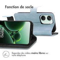 imoshion Étui de téléphone portefeuille Luxe OnePlus Nord 3 - Bleu clair