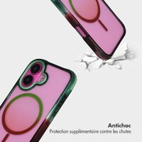 Selencia Coque arrière MagSafe Gradient Apple iPhone 16 - Vert / Brun