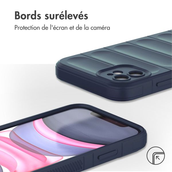 imoshion Coque arrière EasyGrip iPhone 11 - Bleu foncé