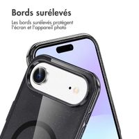 imoshion Coque Pailletée avec MagSafe Apple iPhone Air - Noir