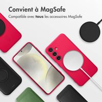 imoshion Coque Couleur avec MagSafe Samsung Galaxy S24 - Neon Pink