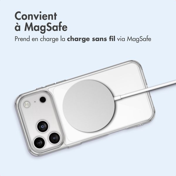 imoshion Coque arrière de protection avec MagSafe Apple iPhone 17 Pro - Transparent