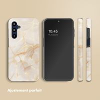 Selencia Coque arrière Vivid Tough Samsung Galaxy A16 - Golden Beige Marble