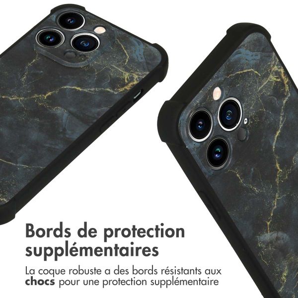 imoshion Coque Design avec cordon iPhone 13 Pro - Black Marble