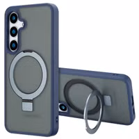 Accezz Coque Ring Stand avec MagSafe Samsung Galaxy S24 - Bleu