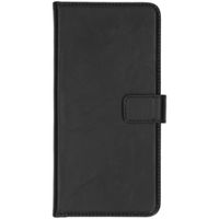 Selencia Étui portefeuille en cuir véritable Samsung Galaxy A51 - Noir