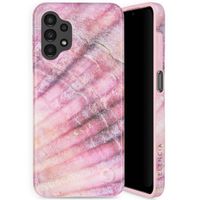 Selencia Aurora Coque Fashion Samsung Galaxy A13 (4G) - ﻿Coque durable - 100 % recyclée - Ocean Shell Purple