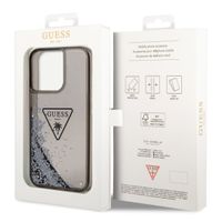 Guess Coque Liquid Glitter iPhone 14 Pro - Noir