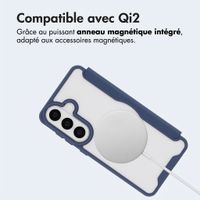 imoshion Bookcase transparente avec MagSafe Samsung Galaxy S26 - Bleu