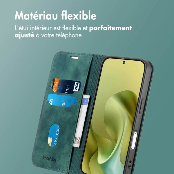 imoshion Étui de téléphone portefeuille Slim Motorola Moto G86 - Vert