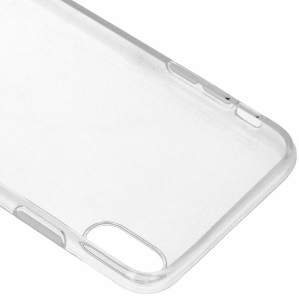 Coque silicone iPhone Xs Max - Transparent