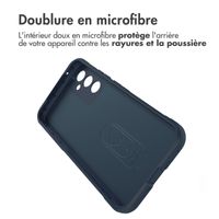 imoshion Coque arrière EasyGrip Samsung Galaxy A34 (5G) - Bleu foncé