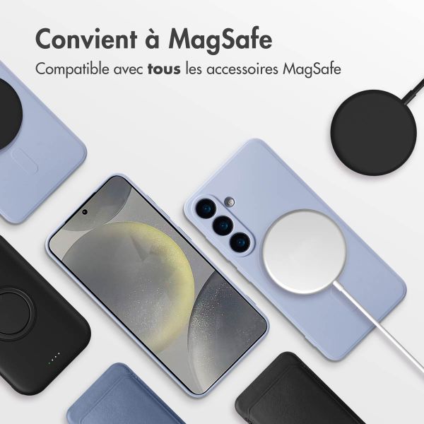 imoshion Coque Couleur avec MagSafe Samsung Galaxy S25 - Lila