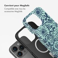 Selencia Coque arrière Vivid Tough avec MagSafe iPhone 15 Pro Max - Tropical Vibes Light Blue