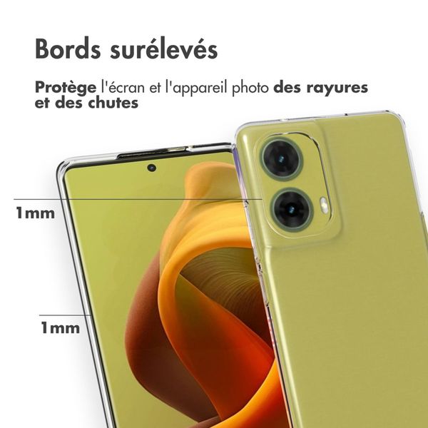 Accezz Coque Clear Motorola Moto G85 - Transparent