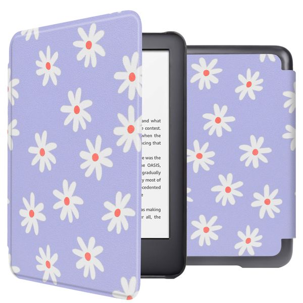 imoshion Design Slim Hard Sleepcover Amazon Kindle (2024) / Amazon Kindle (2022) 11th gen - Flowers Distance