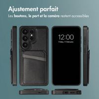 imoshion Coque arrière avec porte-cartes et support Samsung Galaxy S26 Ultra - Noir