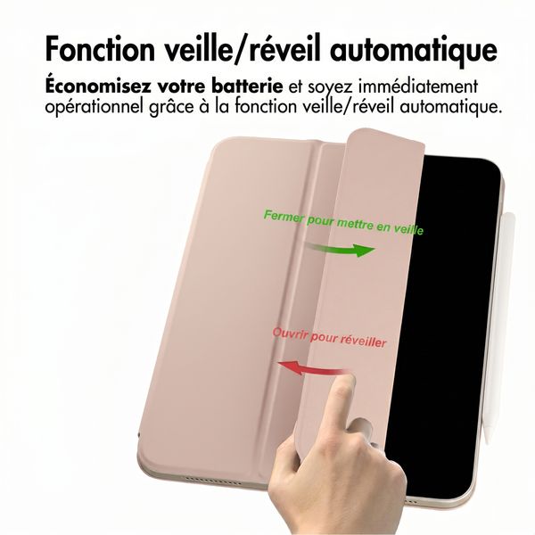 imoshion Magnetic etui de téléphone portefeuille Apple iPad Pro 13 (2025) M5 / (2024) M4 - Beige