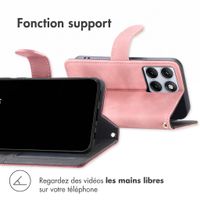 imoshion Etui de télephone portefeuille avec cordon Motorola Edge 70 Fusion - Rose
