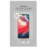 Selencia Protection d'écran Duo Pack Ultra Clear OnePlus 6