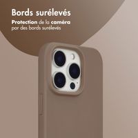 imoshion Coque Couleur Apple iPhone 16 Pro - Marron