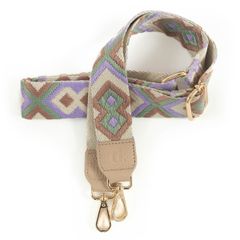 Dutchies Phone Strap - Cordon de téléphone universel réglable - Cleo Lilac / Beige