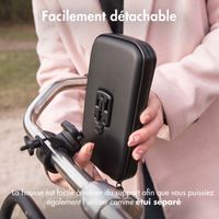 imoshion Support de téléphone pour vélo - Universel - Avec housse - Noir