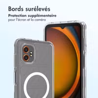 Accezz Coque arrière Xtreme Impact avec MagSafe Samsung Galaxy Xcover 7 Pro - Transparent