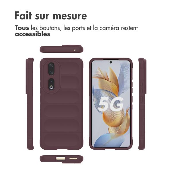 imoshion Coque arrière EasyGrip Honor 90 - Aubergine