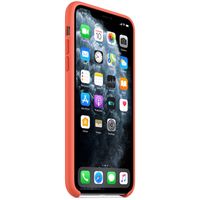 Apple Coque en silicone Apple iPhone 11 Pro Max - Clementine Orange