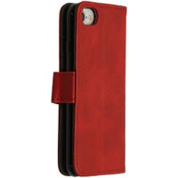 imoshion Étui de télephone portefeuille de luxe Apple iPhone SE (2022 / 2020) / 8 / 7 / 6(s) - Rouge