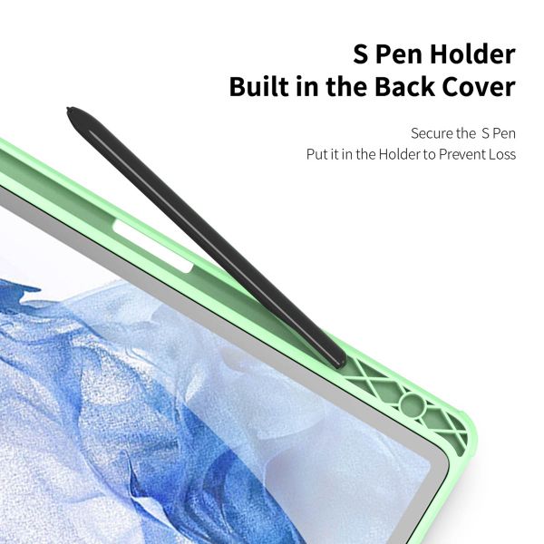 Dux Ducis Coque tablette Toby Samsung Galaxy Tab S8 / S7 - Vert