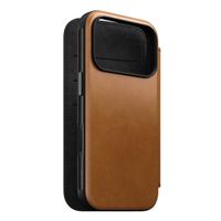 Nomad Étui de télephone portefeuille Modern Leather Folio Apple iPhone 17 Pro - English Tan