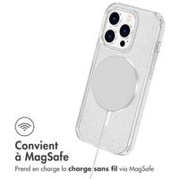 imoshion Coque Pailletée avec MagSafe Apple iPhone 14 Pro - Paillettes Transparent