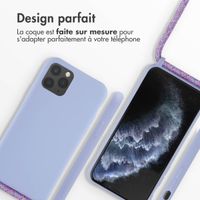 imoshion Coque en silicone avec cordon Apple iPhone 11 Pro - Violet