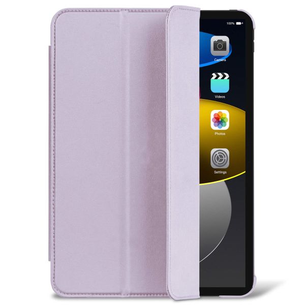 Decoded Textured Sillicon Slim Cover Apple iPad 11 (2025) 11 pouces A16 / iPad 10 (2022) 10.9 pouces - Lavender