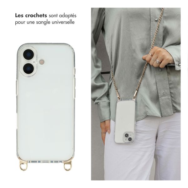 Selencia Coque arrière avec crochets amovibles Apple iPhone 17 - Transparent