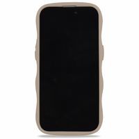 Holdit Coque Wavy iPhone 12/12 Pro - Mocha Brown / Transparent