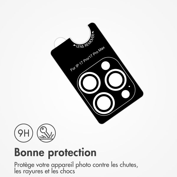 imoshion Protection d'objectif d'appareil photo (pack de 2) Apple iPhone 17 Pro / 17 Pro Max - Transparent