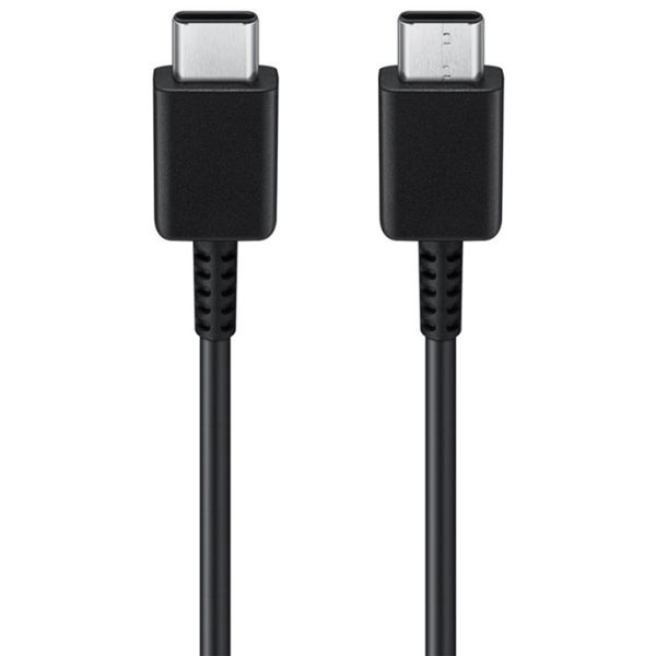 Samsung 2x Original câble USB-C vers USB-C emballage d'usine - 1 mètre - 25 Watt - Noir