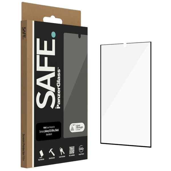 SAFE by PanzerGlass Protection d'écran Ultra-Wide Fit Samsung Galaxy S23 Ultra