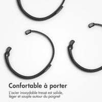 imoshion Bracelet magnétique milanais Samsung Galaxy Watch 8 (40/44mm) / Classic (46mm) - Noir