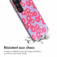 imoshion Coque design pour Samsung Galaxy S23 FE - Dusty Rose Blossoms