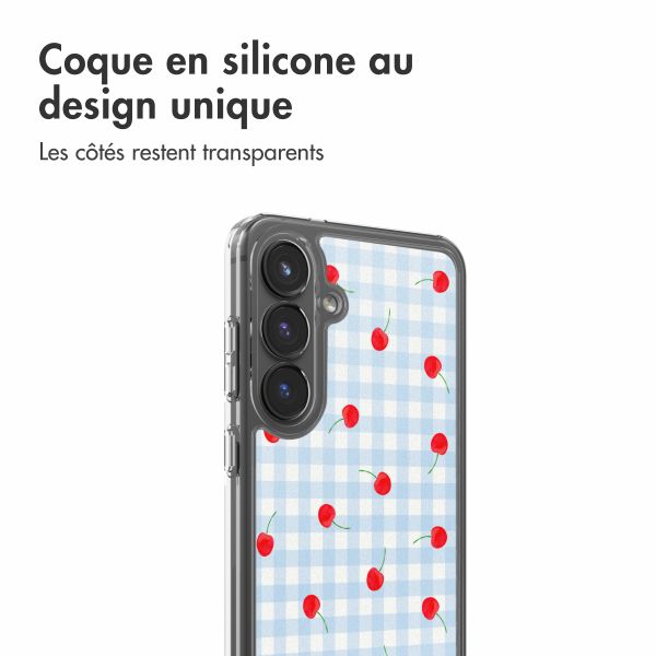 imoshion Coque Design Samsung Galaxy S25 FE - Cherry Check
