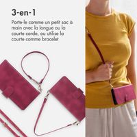 imoshion Etui de télephone portefeuille avec cordon Samsung Galaxy A35 - Rouge