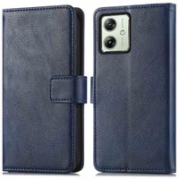 imoshion Étui de télephone portefeuille Motorola Moto G54 - Bleu foncé